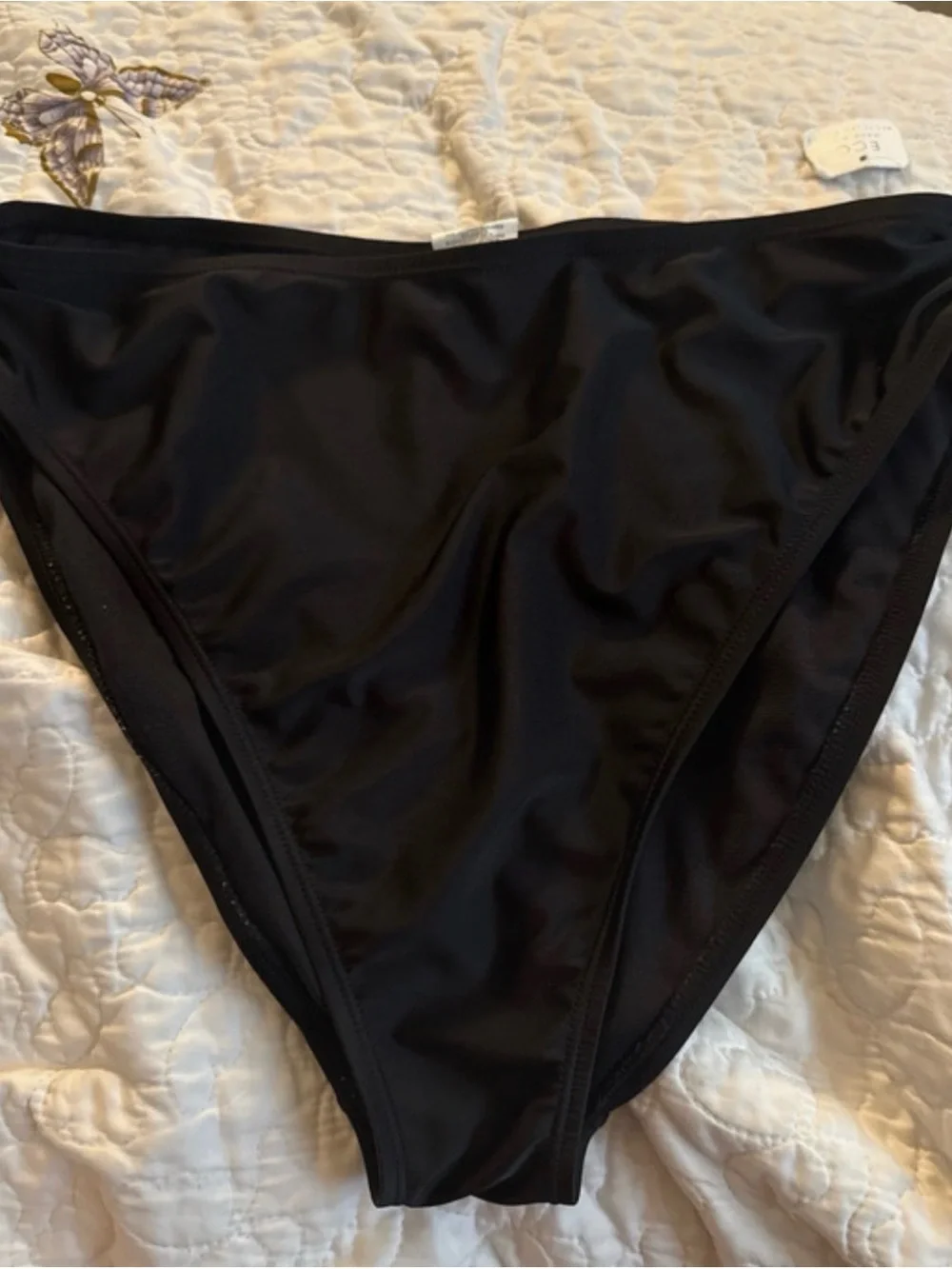 Women's Black Bikini Bottom - Classic Swim Brief